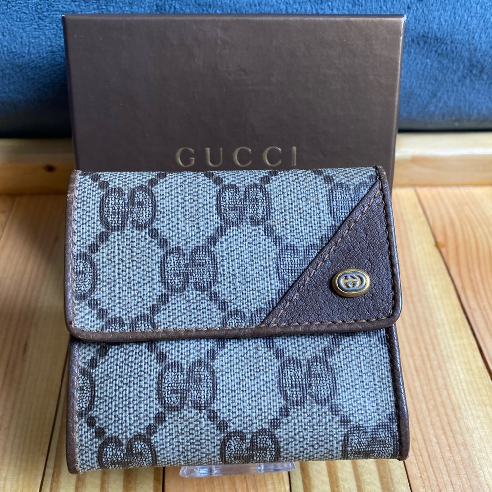Gucci GG Supreme Coin Case/Wallet